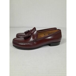 Vintage Bass Weejuns Brown Leather Tasseled Loafers  Preppy Women Sz 9 USA Made
